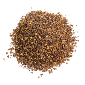 Soba Cha or Japanese roasted buckwheat makes a non-caffeinated infusion that is toasty and mellow