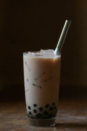 Stainless Steel Boba Straw with Cleaner