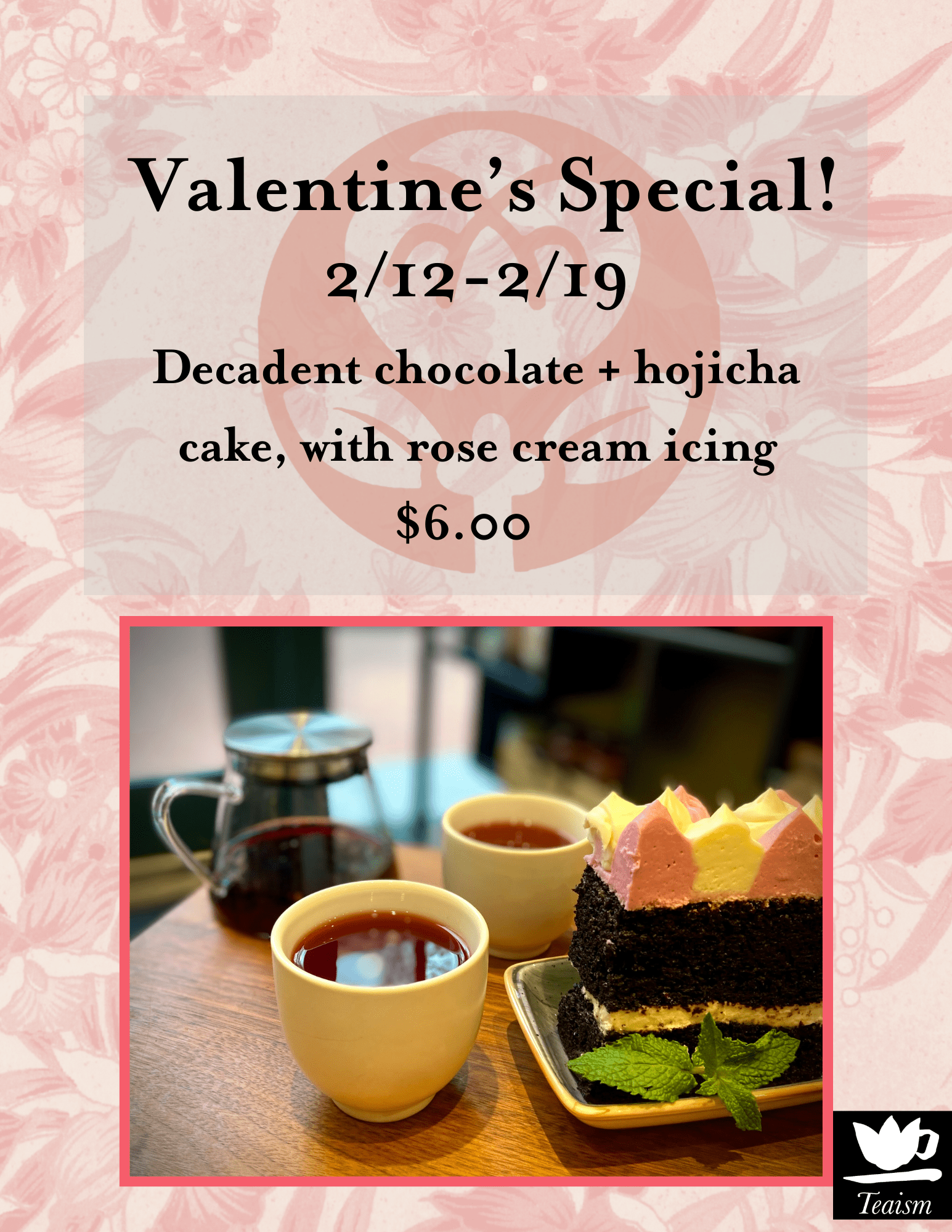 Special Valentine’s Cake ️ Teaism