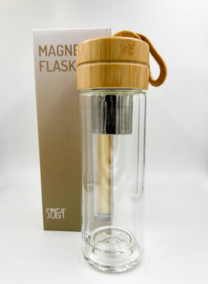 Double walled glass tea brewer thermos